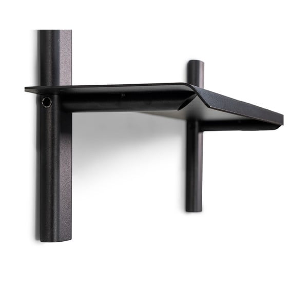 Fekete fém fali polc 60 cm Hola – Spinder Design-image-3
