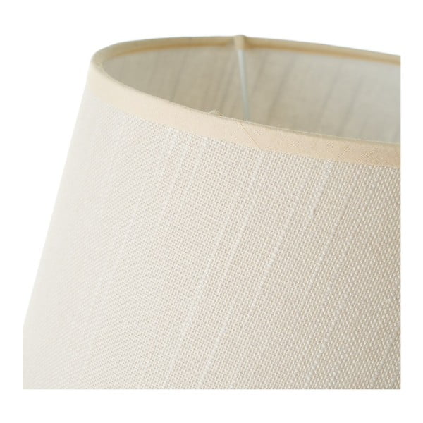 Fekete-krémszínű asztali lámpa textil búrával (magasság 38,5 cm) – Casa Selección-image-2