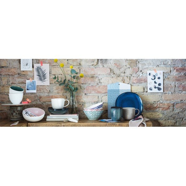 Like Lave sötétkék agyagkerámia tányér, ø 28 cm - Villeroy & Boch-image-1