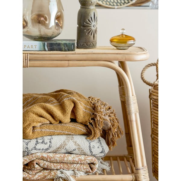 Barna agyagkerámia kézzel készített váza (magasság 21 cm) Gerde – Bloomingville-image-3