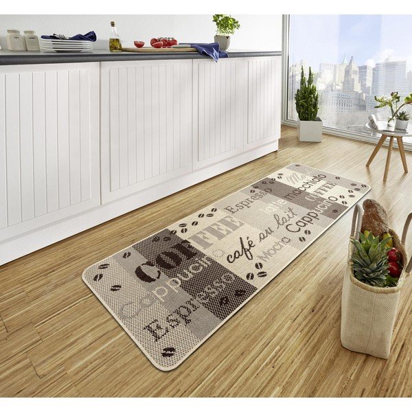 Weave Coffee Selection bézs konyhai futószőnyeg, 70 x 180 cm - Hanse Home-image-1