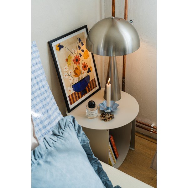 Sublime ezüstszínű asztali lámpa, magasság 51 cm - Leitmotiv-image-3