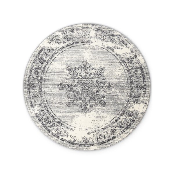 Szürke-krémszínű kerek szőnyeg ø 120 cm Gloria Lydia – Hanse Home