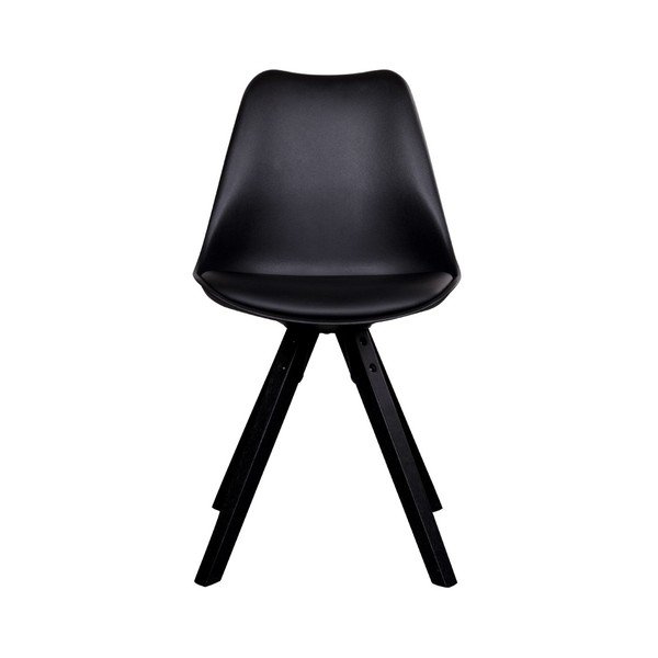 Bergen 2 db fekete szék fekete lábakkal - House Nordic-image-3