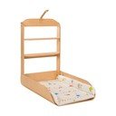 Natúr színű fali pelenkázó  bükkfa dekorral Waldhochzeit – Roba