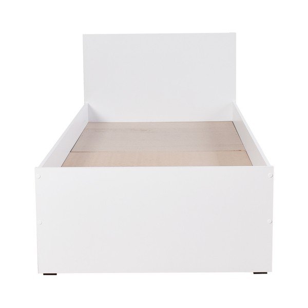 Fehér egyszemélyes ágy 90x190 cm KRY – Kalune Design-image-2