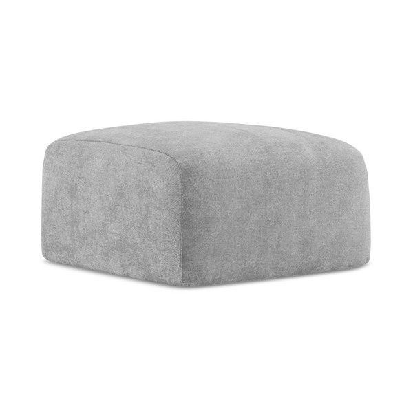 Világosszürke zsenília lábtartó Leila – Makamii-image-3