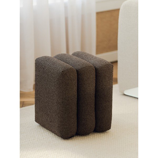 Barna buklé puff Radd – noo.ma-image-1