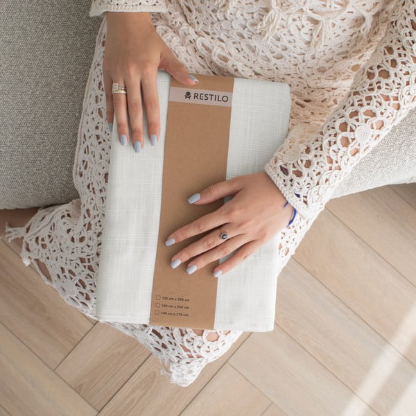 Krémszínű függöny 140x250 cm Valeta – Restilo-image-4