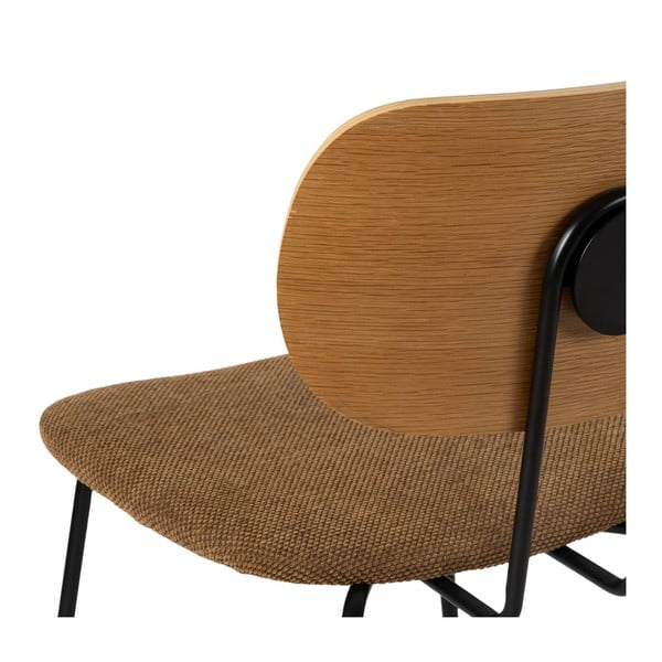 Barna-natúr színű étkezőszék szett 4 db-os Cleo – Ixia-image-4