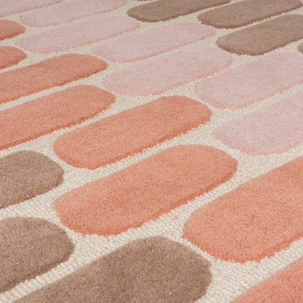 Fossil narancssárga gyapjú futószőnyeg, 60 x 230 cm - Flair Rugs-image-2