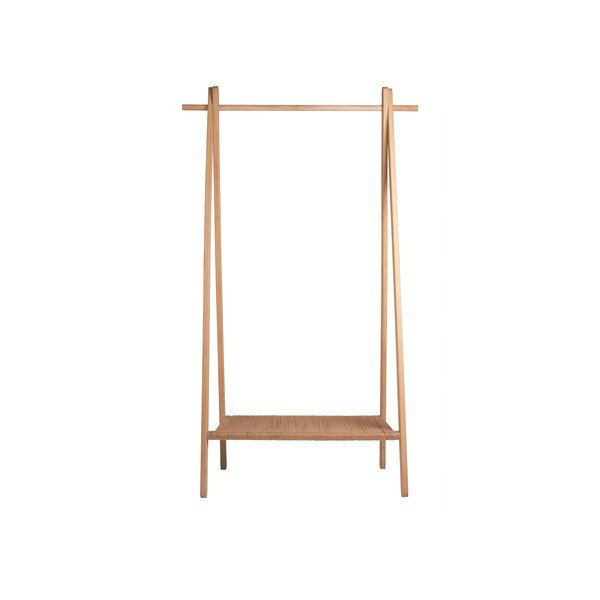 Natúr színű tölgyfa ruhatartó állvány Ebern – Villa Collection-image-3