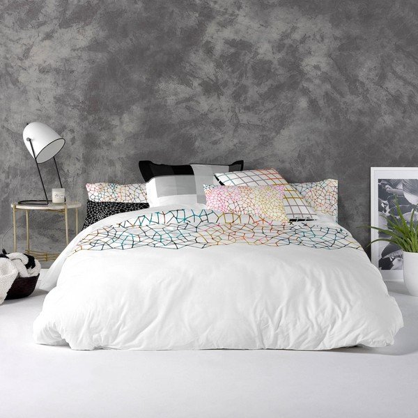 Net pamut paplanhuzat, 200 x 200 cm - Blanc-image-1