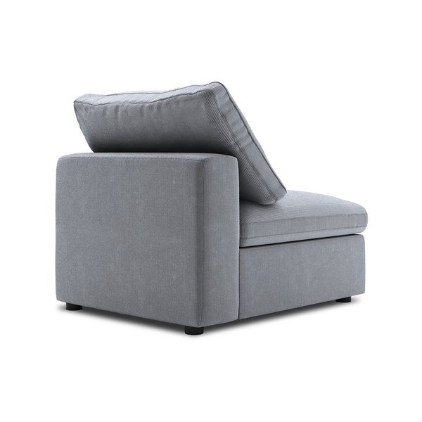 Galaxy szürke középső rész moduláris kordbársony kanapéhoz - Windsor & Co Sofas-image-3