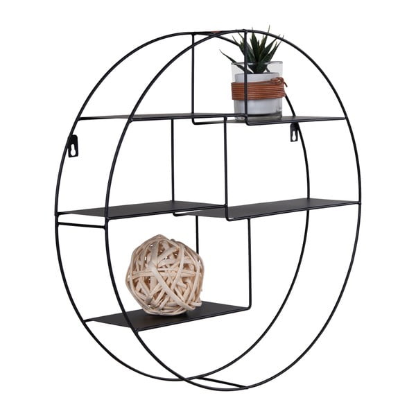 Fekete többszintes fém polc Genk - House Nordic-image-2