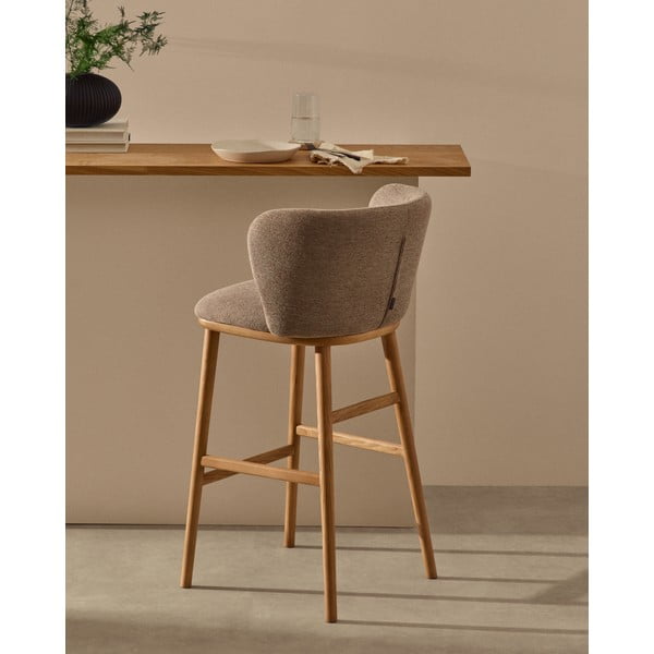 Világosbarna bárszék (ülésmagasság 65 cm) Ciselia – Kave Home-image-1