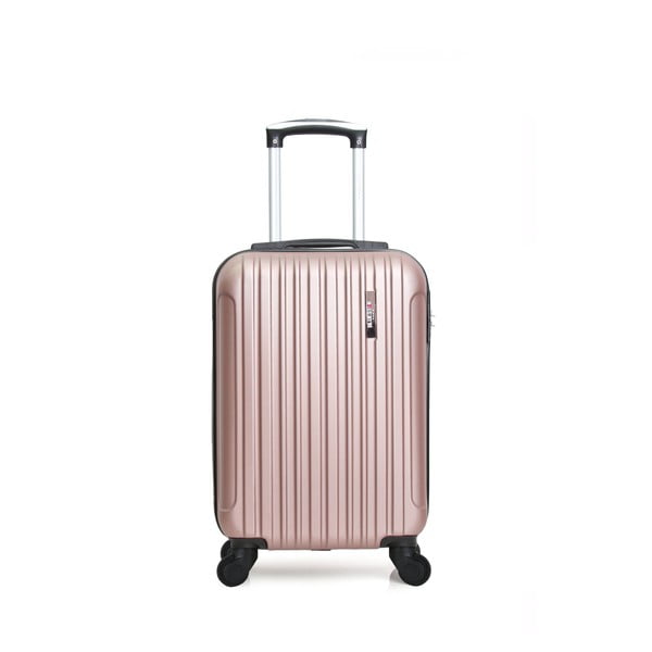 Margo rózsaszín gurulós bőrönd, 37 l - Bluestar