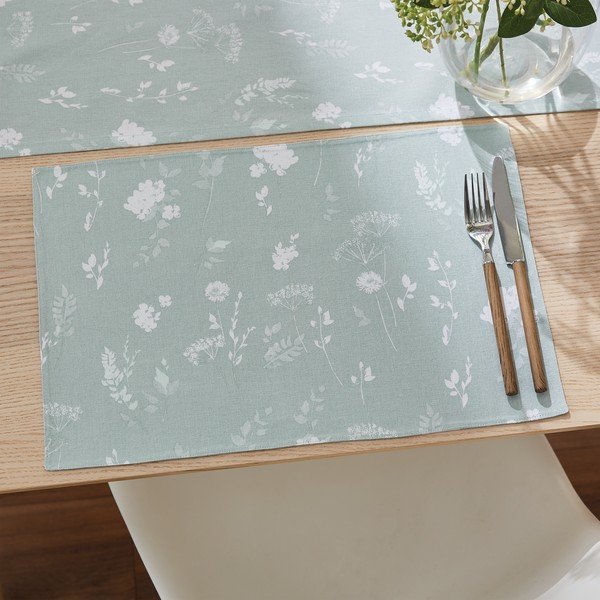 Textil tányéralátét szett 2 db-os 46x30 cm Meadowsweet Floral – Catherine Lansfield-image-1