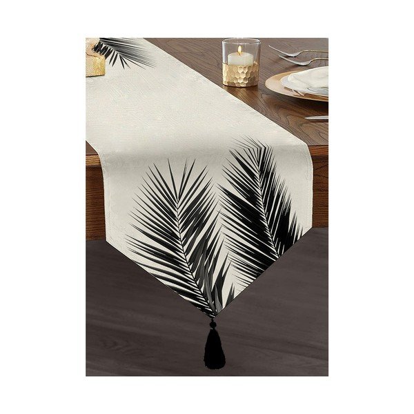 Asztali futó 45x140 cm Black Tree – Minimalist Cushion Covers-image-2