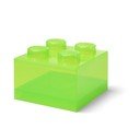 Zöld műanyag gyerek tárolódoboz 25x25x18 cm – LEGO®
