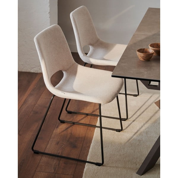 Bézs étkezőszék Zahara – Kave Home-image-2