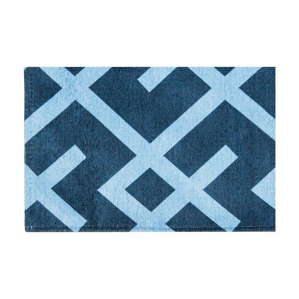 Labyrinth Blue fokozottan ellenálló konyhai szőnyeg, 60 x 220 cm - Floorita-image-4
