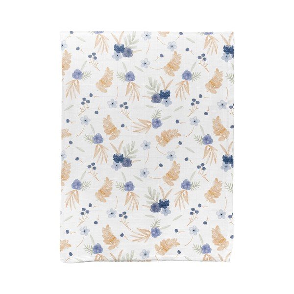 Fehér muszlin gyerek takaró 75x100 cm Mina – Mijolnir