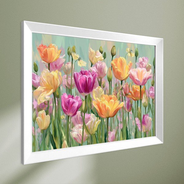 Nyomtatott keretezett kép 75x56 cm Spring Tulip – Styler-image-4