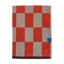 Narancssárga-bézs frottír bio pamut fürdőlepedő 70x133 cm Retro – Mette Ditmer Denmark