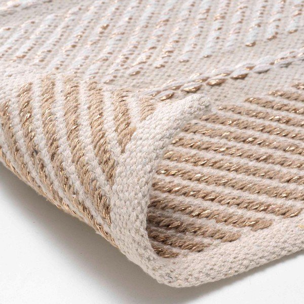 Krémszínű mosható szőnyeg 60x90 cm Silves – douceur d'intérieur-image-4