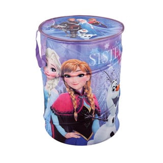 Frozen textil tárolókosár fedéllel, magasság 50 cm - Domopak
