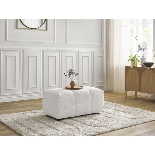 Fehér buklé lábtartó Roxelane – Bobochic Paris-image-4