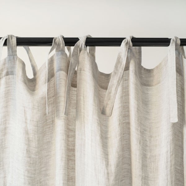 Daytime bézs len függöny, 275 x 130 cm - Linen Tales-image-2