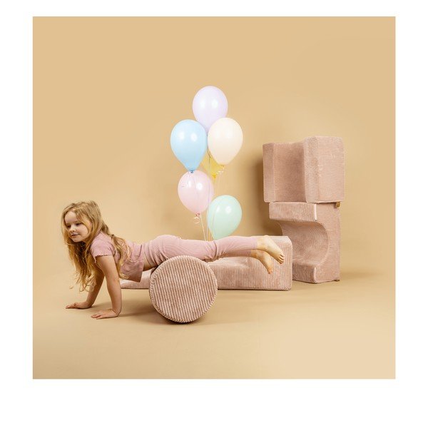 Türkiz kordbársony habszivacs játszótér 5 db-os magasság 30 cm 250x45 cm Montessori – Meowbaby-image-3