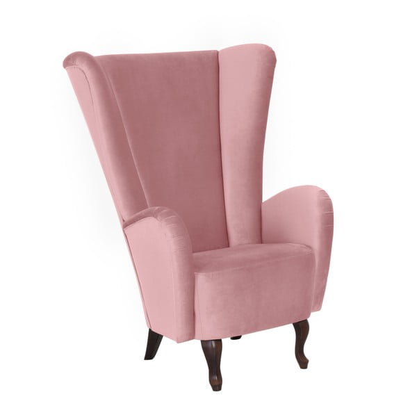 Aurora Velvet rózsaszín fotel - Max Winzer