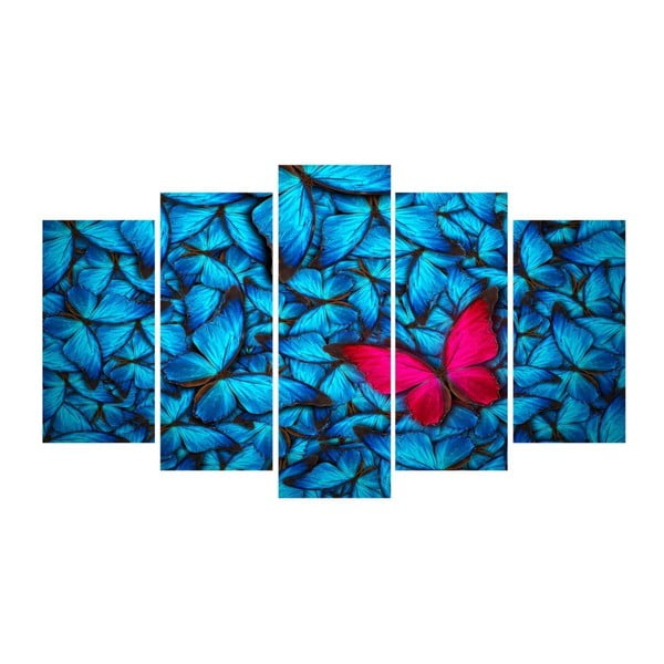 Azul Feel többrészes kép, 102 x 60 cm - 3D Art