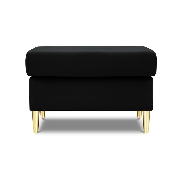 Fekete bársony lábtartó Kyoto – Cosmopolitan Design-image-1
