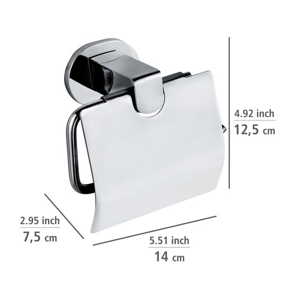 Öntapadós fém wc-papír tartó Maribor - Wenko-image-3