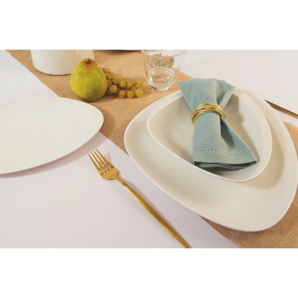 Fehér porcelán desszertes  tányér készlet 6 db-os Carrara – Villa Altachiara-image-3