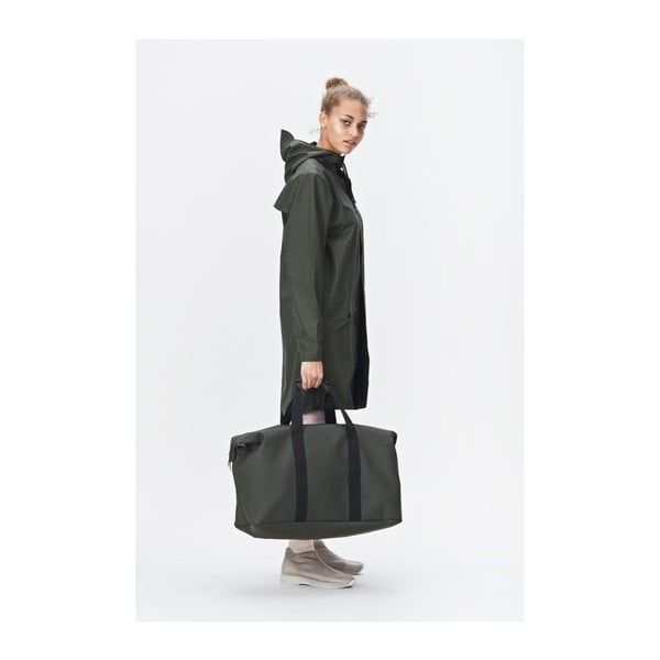 Weekend Bag sötétzöld vízálló sporttáska - Rains-image-1