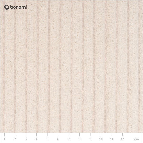 Krémszínű kordbársony kinyitható tárolóhelyes sarokkanapé Sara – Ropez-image-4