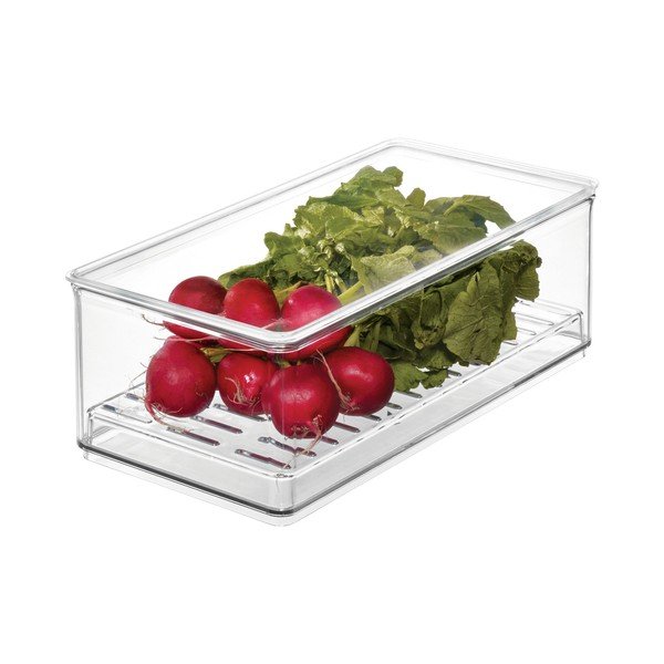 Átlátszó tárolódoboz, 31,1 x 15,9 x 10,8 cm - iDesign The Home Edit-image-4