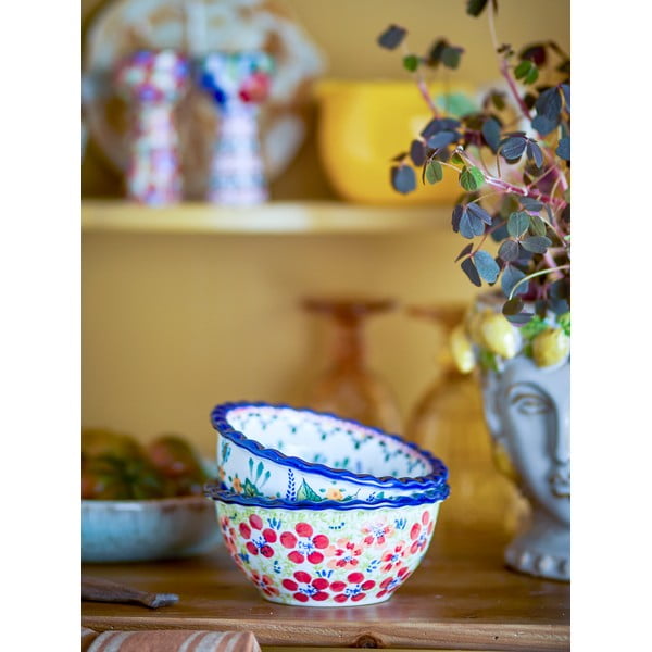 Kőedény szervírozó tálka szett 2 db-os 380 ml Florist – Bloomingville-image-3