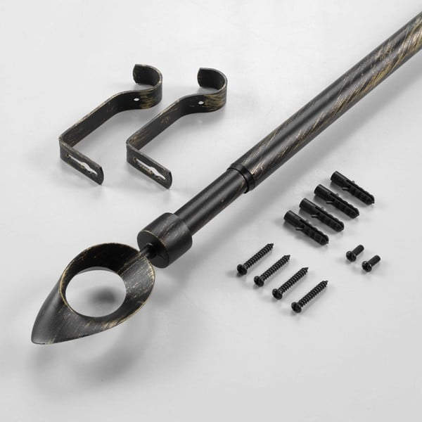 Fém bővíthető függönykarnis 120 - 210 cm Ovalon – douceur d'intérieur-image-3