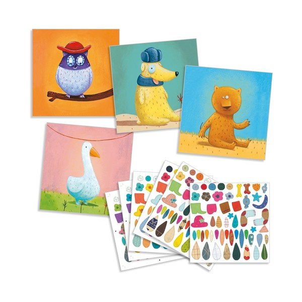 Friends képek matricákkal - Djeco-image-1