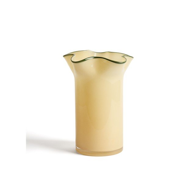 Sárga üveg váza (magasság 31 cm) Endasi – Kave Home