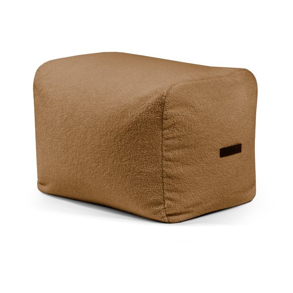 Barna buklé babzsákfotel Plus 70 Lounge – SLOWDOWN