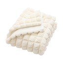 Krémszínű mikroplüss-műszőrme takaró 220x240 cm Igloo – douceur d'intérieur