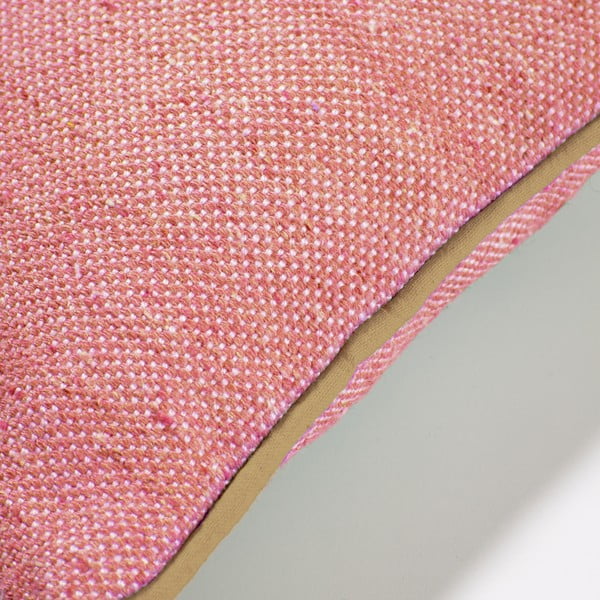 Dalila rózsaszín párnahuzat újrahasznosított műanyagból, 30 x 50 cm - Kave Home-image-1