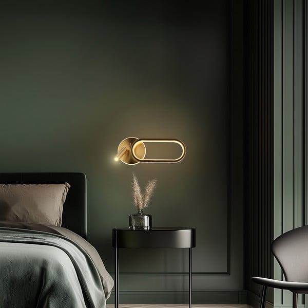 Aranyszínű LED fali lámpa Monet – Candellux Lighting-image-3
